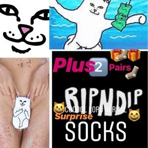 😼RIP N DIP 3 Pairs 🧦 NWT & Extras!